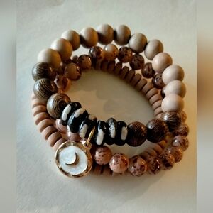 Ethnic Style Beaded Bracelet. Handmade.